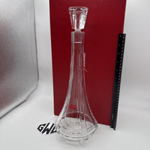 Baccarat Neptune Whiskey Decanter Clear Crystal RARE New In Box 2105784 Sealed