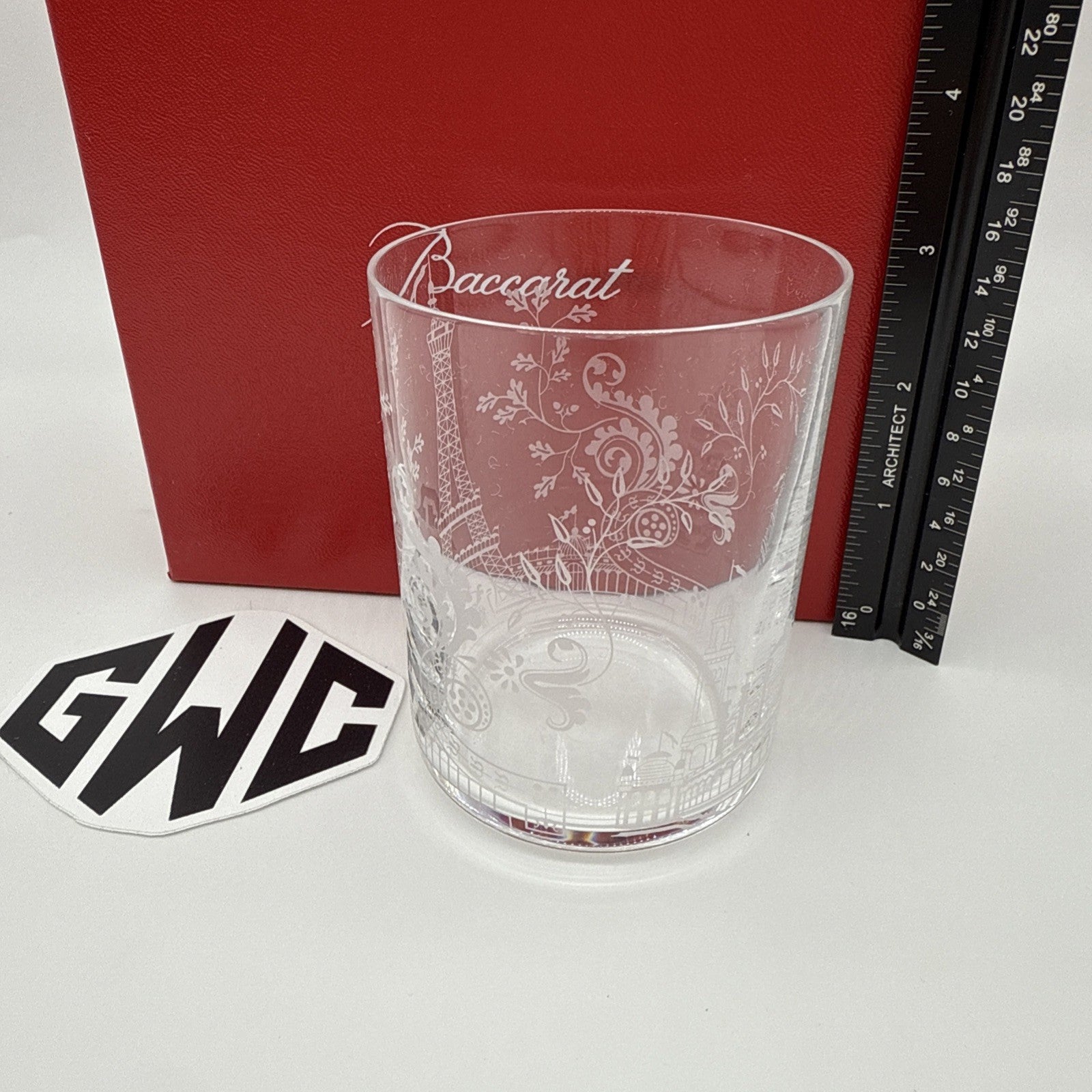 Baccarat France Crystal Heritage Eiffel Tower Tumbler Paris 1889 NIB 2811339