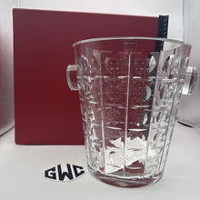 Baccarat Equinox Champagne Ice Bucket Clear Crystal Silver Handel New 2101907