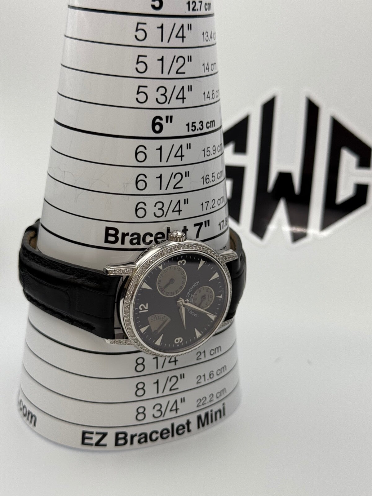 Vacheron Constantin Patrimony Power Reserve 18K White Gold 47200 Diamonds Added