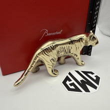 Baccarat Zodiaque Tiger 2022 Gold Crystal Figurine New In Box 2814617