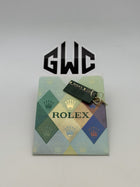 Rolex Datejust 36MM 116138 Silver W/ Papers 18K Solid Gold Leather Bracelet