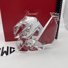 Baccarat Origami Rooster Clear Crystal Figurine New In Box 1762749 Sealed
