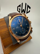 IWC Schaffhausen Portugiese Bucherer Blue IW390305 42mm Rose Gold Limited 88 PCs