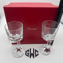 Baccarat Narcisse White Wine Set of 2 Clear Crystal New In Box 2812669