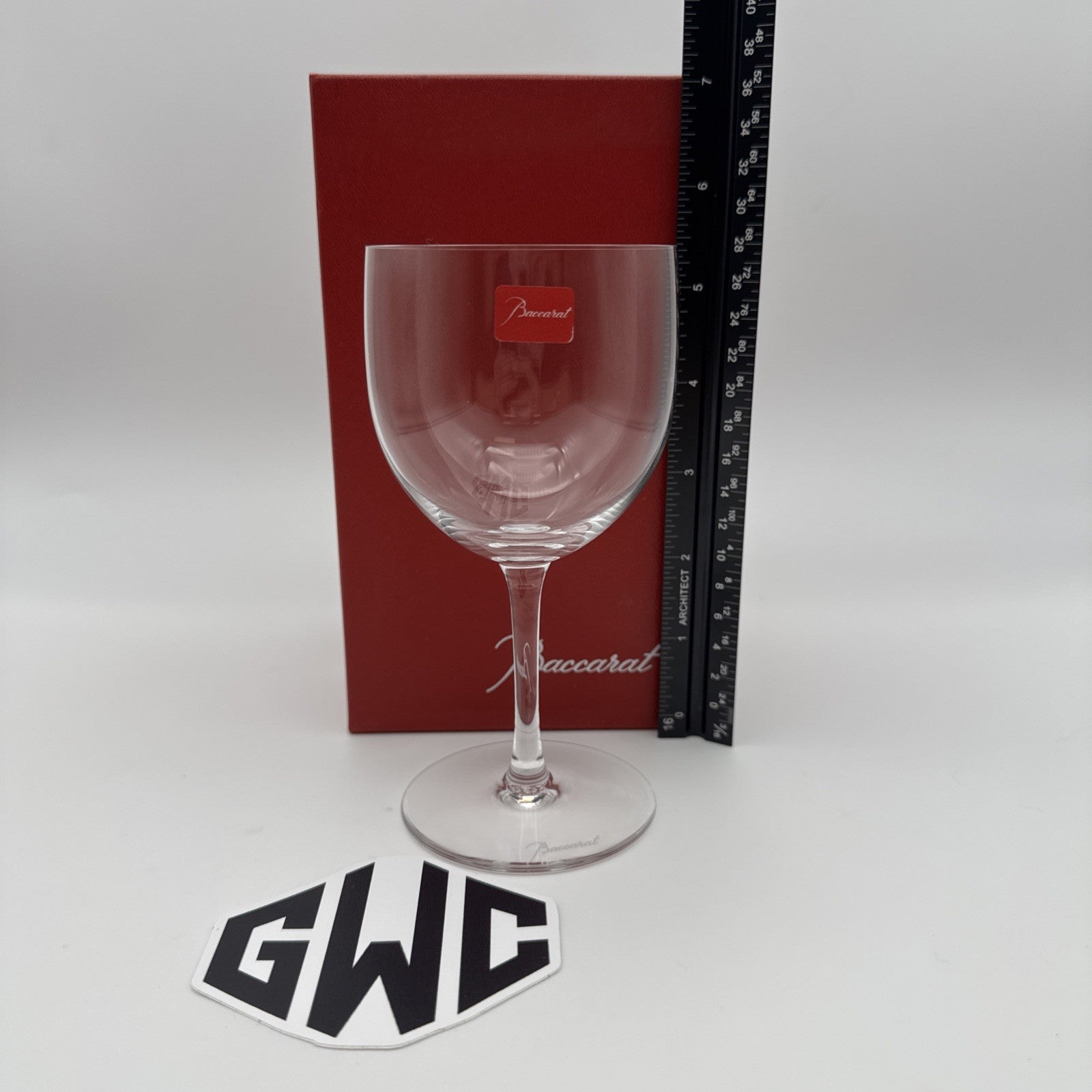 Baccarat Brummel Wine Glass Clear Crystal New In Box 1115103