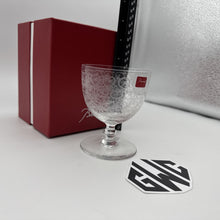 Baccarat Rohan Red Wine Etched Glass Clear Crystal New In Box 1510103