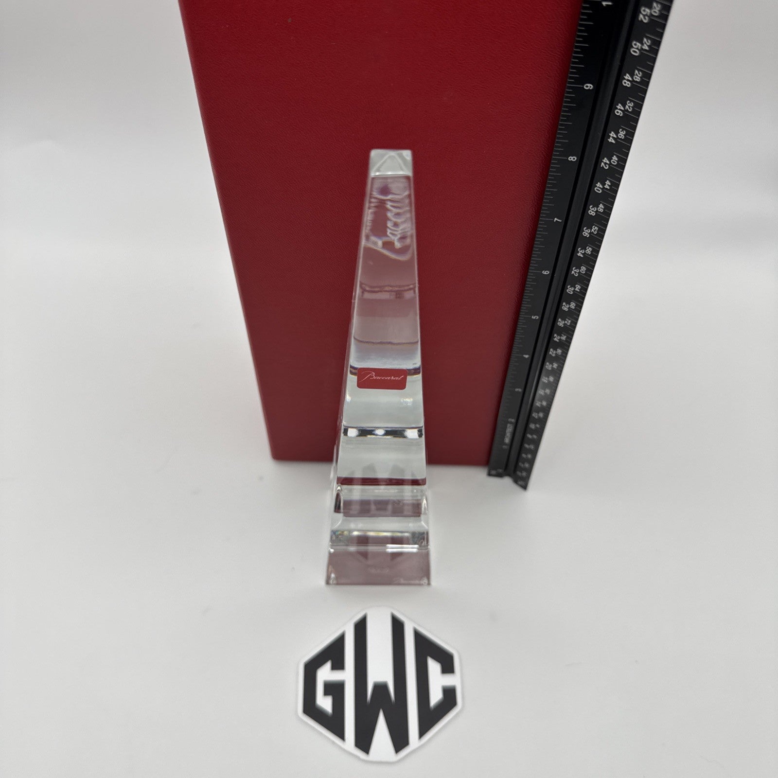 Baccarat Obelisk Pyramid Clear Crystal New In Box 1764570