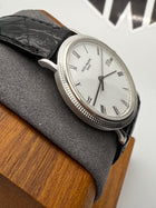 Patek Philippe Calatrava 3944G 18K White Gold White Dial Quartz 33mm