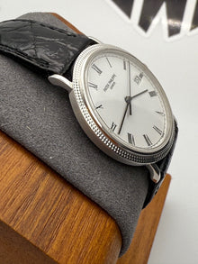 Patek Philippe Calatrava 3944G 18K White Gold White Dial Quartz 33mm