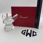 Baccarat Noel Angel Accordian Figurine Clear Crystal New In Box 2105893