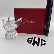 Baccarat Noel Angel Accordian Figurine Clear Crystal New In Box 2105893