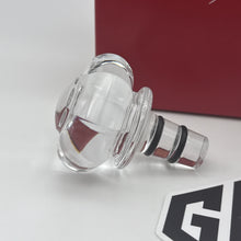 Baccarat Clear Crystal Tip Top Bottle Wine Stoppers 2 Pieces 2812558 New In Box