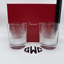 Baccarat Nancy Tumblers Clear Crystal Pair Of 2 New In Box Sealed 2811580