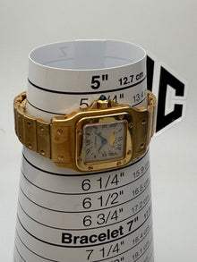 Cartier Santos Galbee Yellow Gold 18k Moonphase 25mm 819902