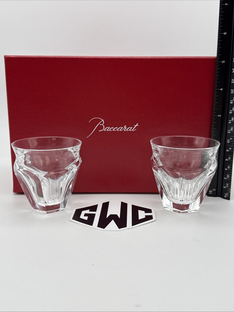 Baccarat Harcourt Talleyrand Spirit Glass Clear Crystal 2 Pcs New In Box 2811292