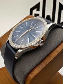 Patek Philippe Calatrava 4997/200G Diamond Blue Dial 18K White Gold 35mm Papers