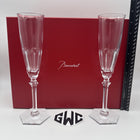 Baccarat Harcourt Eve Champagne Flutes Clear Crystal 2 Pieces New In Box 2802588