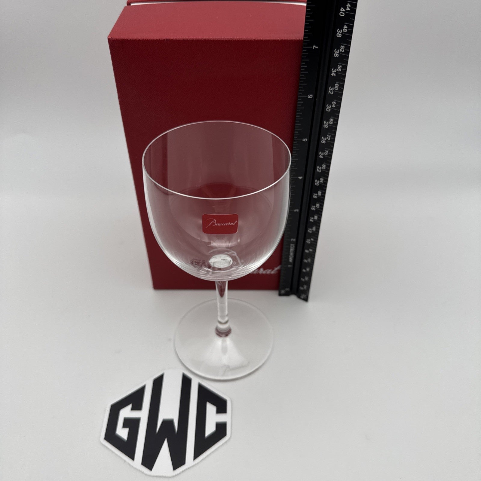 Baccarat Brummel Wine Glass Clear Crystal New In Box 1115103