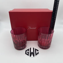 Baccarat Harmonie Tumblers Colors Of Joy Red Crystal 2 Piece Set New 2816192