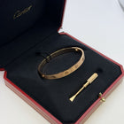 Cartier Classic Brushed Rose Gold Size 18 Love Bracelet B6079917 2026 Authentic