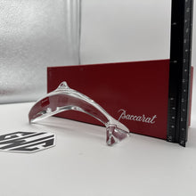 Baccarat Jumping Dolphin Figurine Clear Crystal New In Box 1762541