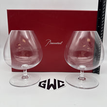 Baccarat Cognac Degustation Balloon Glasses Crystal Pair Of 2 NIB Sealed 2811794