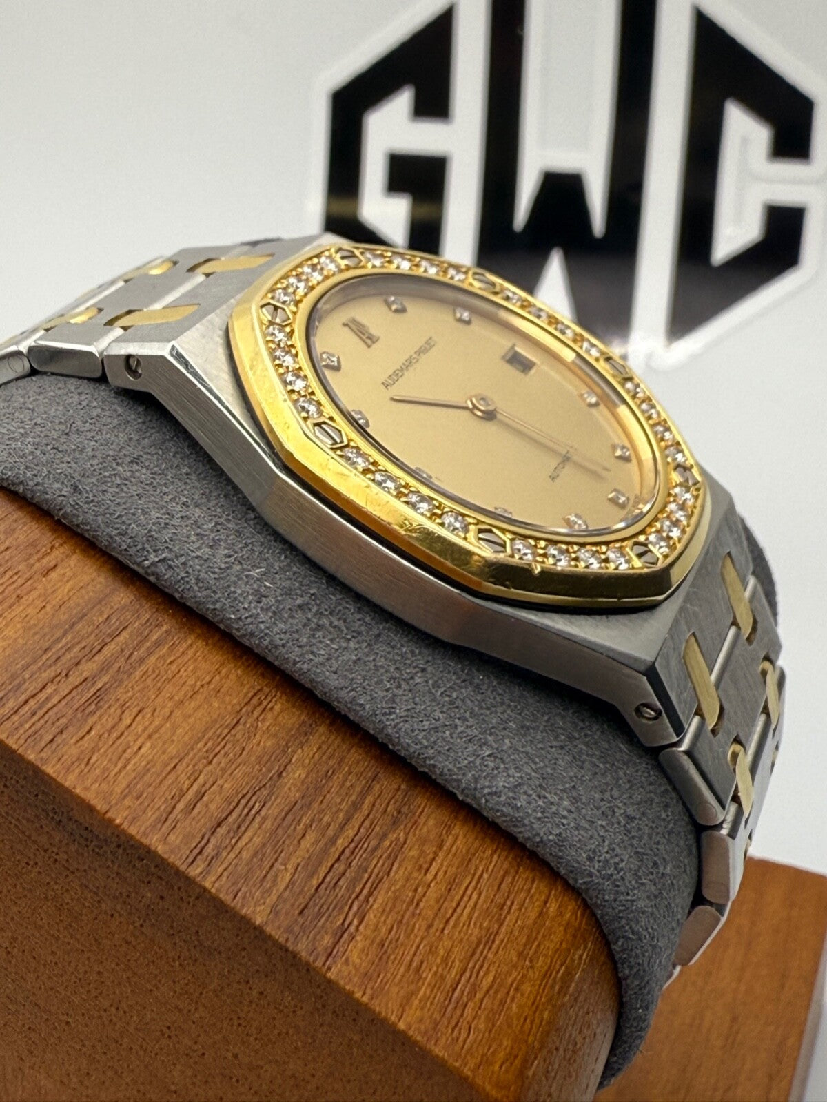 Audemars Piguet Royal Oak 14544SA 18K Two Tone Diamond Dial & Bezel Limited 20