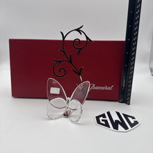 Baccarat Butterfly Card Holder Clear Crystal New In Box 2601619