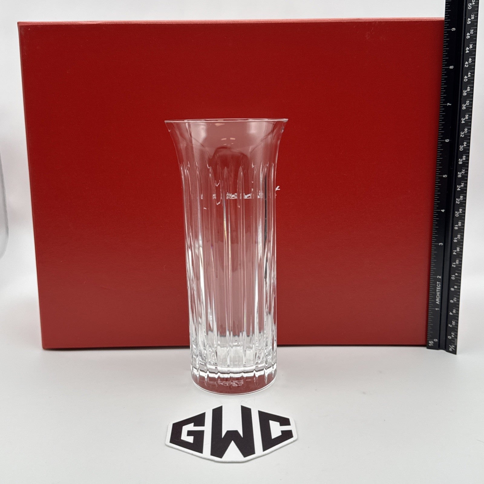 Baccarat Flora Bud Flower Vases Set Of 3 Clear Crystal New In Box 2810832 Sealed