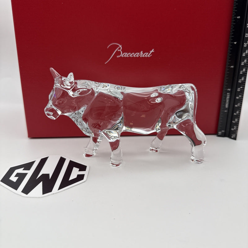 Baccarat Zodiac Ox for The Year of the OX 2021 Clear Crystal New 2813838 Sealed
