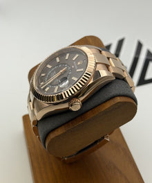 2022 Rolex Sky-Dweller 326935 Chocolate Brown 18K Gold Oyster 42mm Box Papers