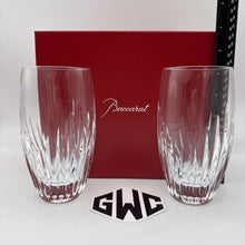Baccarat Massena Highballs Clear Crystal Set Of 2 New In Box Sealed 2811294