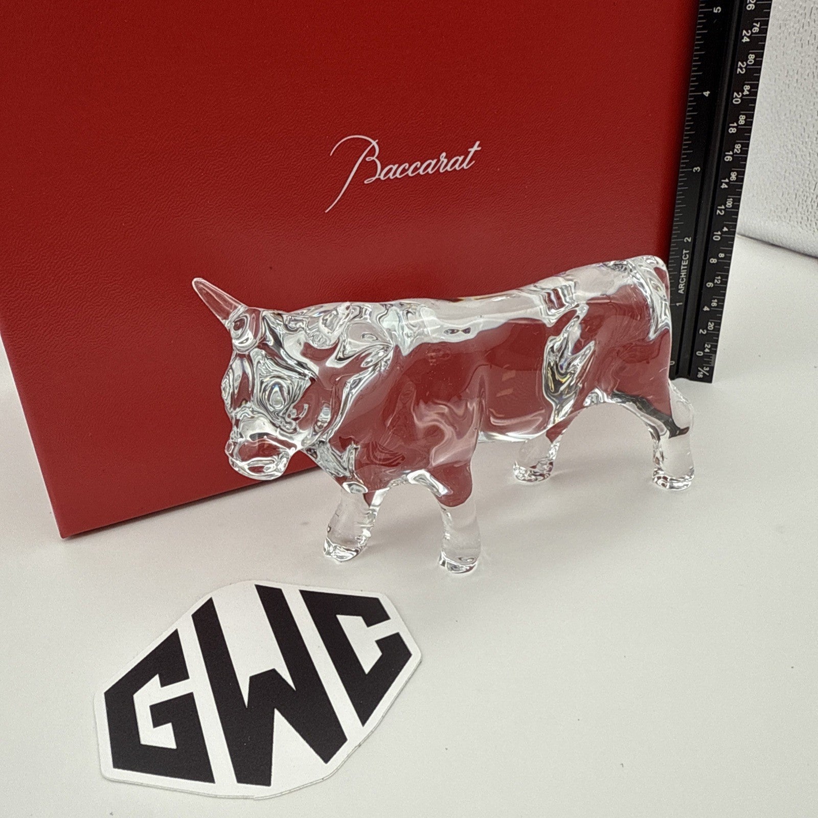 Baccarat Zodiac Ox for The Year of the OX 2021 Clear Crystal New 2813838 Sealed