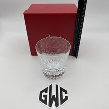 Baccarat Parme Old Fashion Tumbler Floral Clear Crystal Glass New In Box 1516238