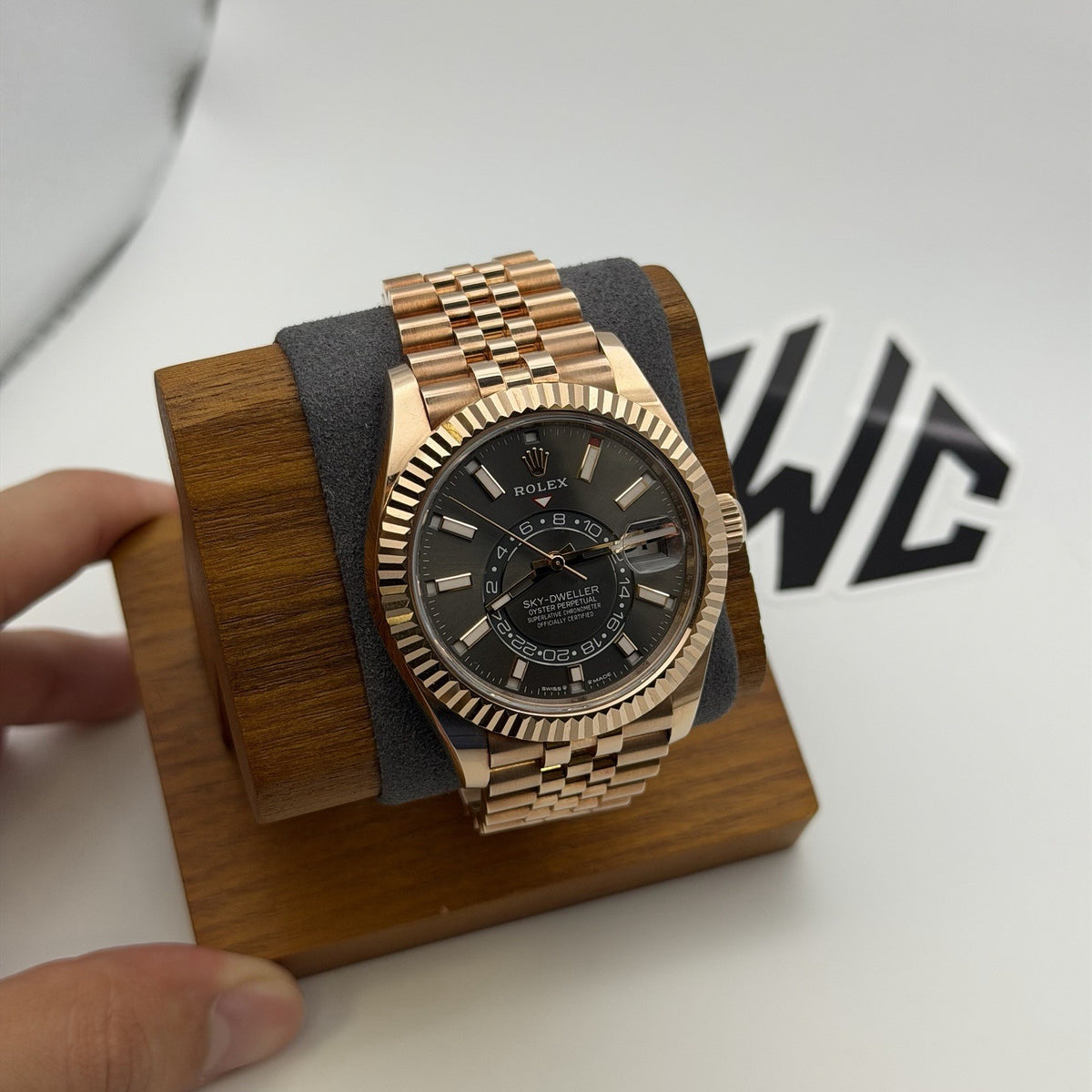 336935, 18K Rose Gold, Rhodium Index Dial, Jubilee, 42 mm 2024 Box and Papers