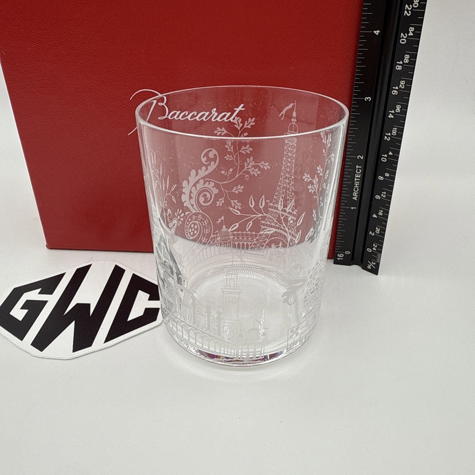 Baccarat France Crystal Heritage Eiffel Tower Tumbler Paris 1889 NIB 2811339