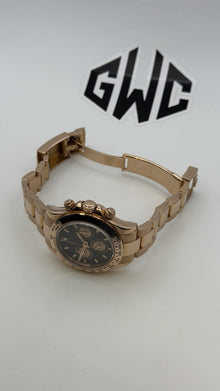 Rolex Cosmograph Daytona 116505 Oyster RG Sundust Black Dial Auto 40mm
