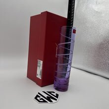 Baccarat Orgue Spirale Flower Vase Parma Violet Crystal New 2105685