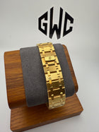 Audemars Piguet Royal Oak 56303BA 18K Yellow Gold Champagne Dial Quartz 34mm