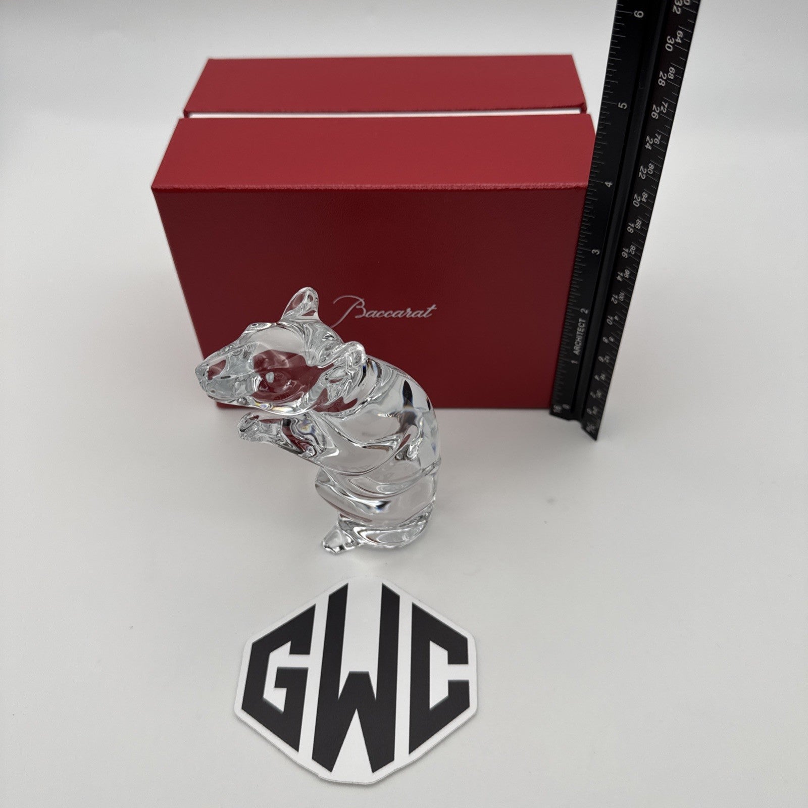 Baccarat Zodiac Mouse For The Year of The Rat 2020 Clear Crystal 2813060