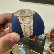 Patek Philippe Nautilus Iced 5711/1R-001 18k Rose Gold Diamond Dial Watch