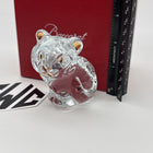 Baccarat Minimals Tiger Figurine Clear Crystal New In Box Sealed 2814560