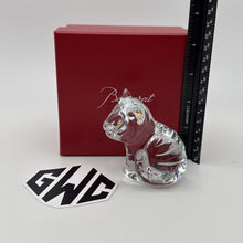 Baccarat Minimals Tiger Figurine Clear Crystal New In Box Sealed 2814560