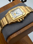 Cartier Santos Galbee Yellow Gold 18k Moonphase 25mm 819902