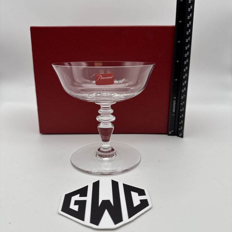 Baccarat Vence Champagne Coupe Clear Crystal New In Box 1128107