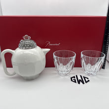 Baccarat Harcourt Faunacrystopolis Tea Set Crystal 3 Pieces 2814578 New In box