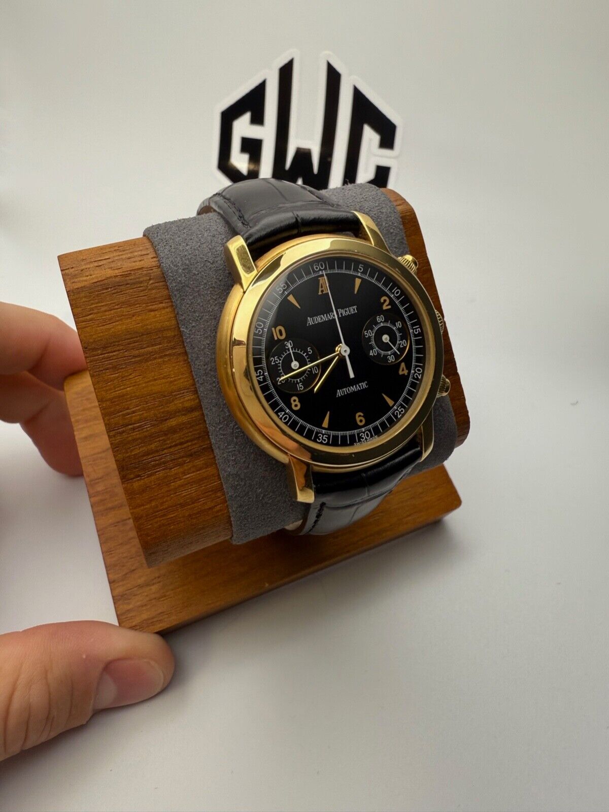 Audemars Piguet 25859BA Jules Chronograph 18K Yellow Gold Black Dial 39MM