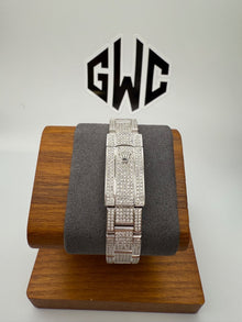 Rolex Datejust 278240 Iced Out Bussdown Diamond Blue Dial Stainless Steel 31mm