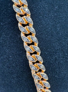 $25000 David Yurman Curb Chain Necklace 18K Rose Gold Cognac Diamonds 6mm 22in